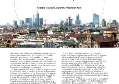 The Italian Job – Sprinkler Outlook 2024